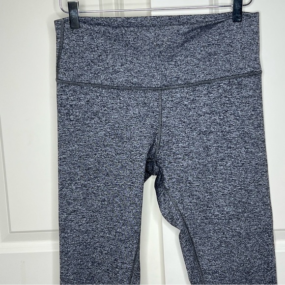 Lululemon Leggings Wunder Under 12 High-Rise Tight 25" Heathered Black Grey Yoga - Picture 3 of 14